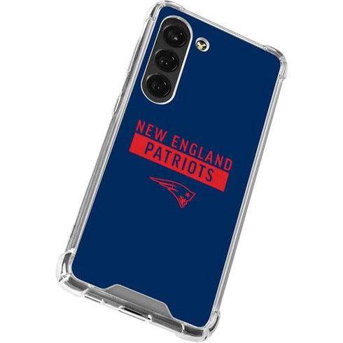 NFL New England Patriots Blue Performance Series Galaxy S23 Clear Case