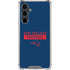 NFL New England Patriots Blue Performance Series Galaxy S23 FE Clear Case