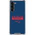 NFL New England Patriots Blue Performance Series Galaxy S23 Plus Clear Case