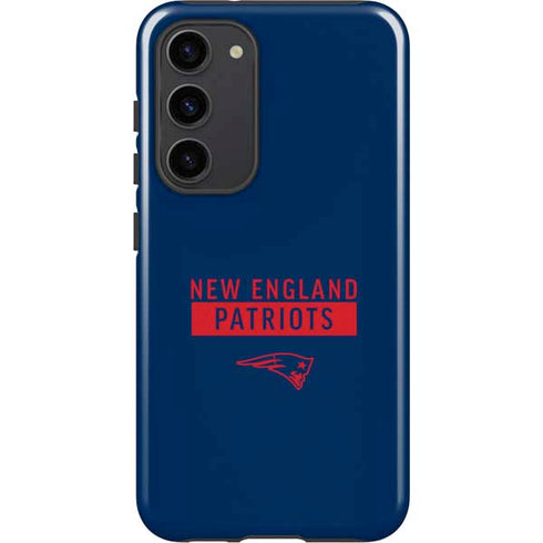 NFL New England Patriots Blue Performance Series Galaxy S23 Plus Pro Case