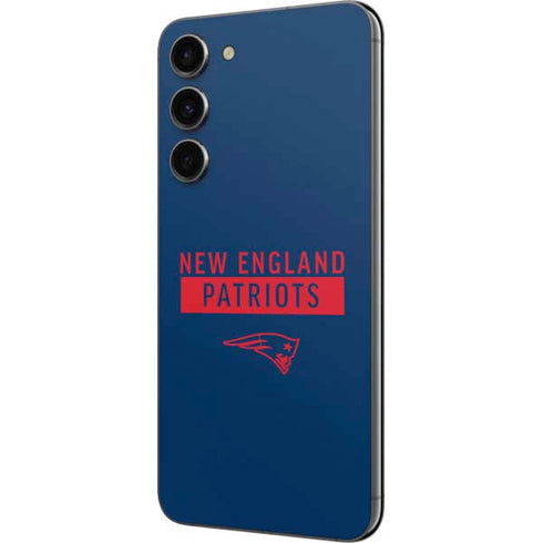 NFL New England Patriots Blue Performance Series Galaxy S23 Plus Skin