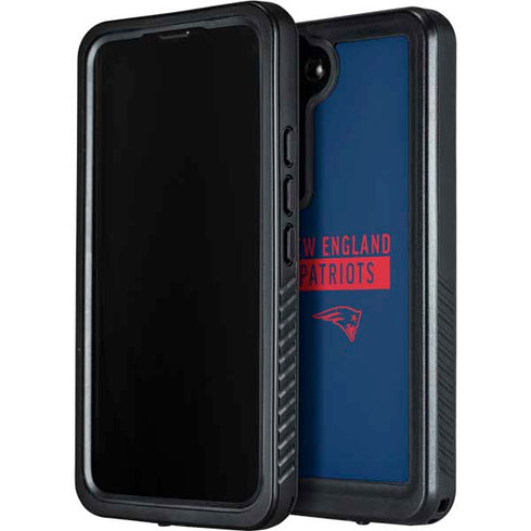 NFL New England Patriots Blue Performance Series Galaxy S23 Plus Waterproof Case