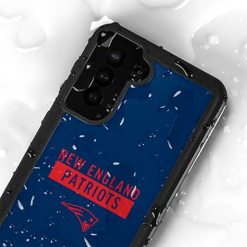NFL New England Patriots Blue Performance Series Galaxy S23 Plus Waterproof Case