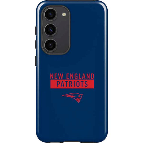 NFL New England Patriots Blue Performance Series Galaxy S23 Pro Case