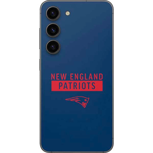 NFL New England Patriots Blue Performance Series Galaxy S23 Skin