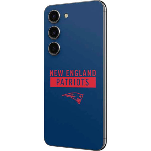 NFL New England Patriots Blue Performance Series Galaxy S23 Skin