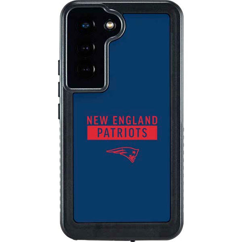 NFL New England Patriots Blue Performance Series Galaxy S23 Waterproof Case
