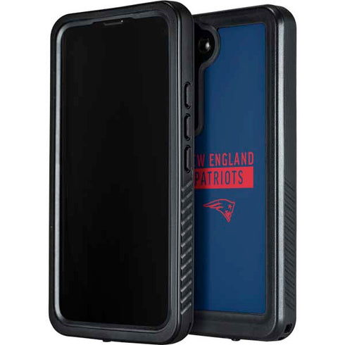 NFL New England Patriots Blue Performance Series Galaxy S23 Waterproof Case