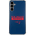 NFL New England Patriots Blue Performance Series Galaxy S24 Plus Clear Case