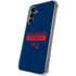 NFL New England Patriots Blue Performance Series Galaxy S24 Plus Clear Case