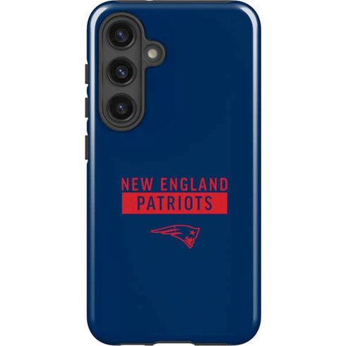 NFL New England Patriots Blue Performance Series Galaxy S24 Plus Impact Case