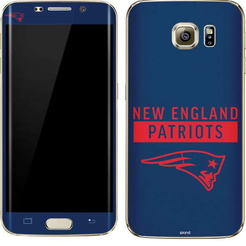 NFL New England Patriots Blue Performance Series Galaxy S7 Edge Skin