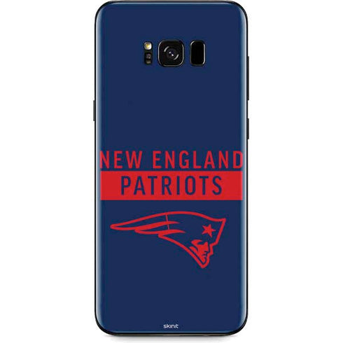 NFL New England Patriots Blue Performance Series Galaxy S8 Plus Skin