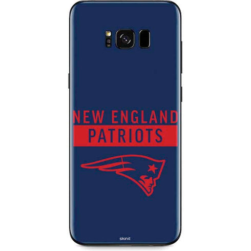 NFL New England Patriots Blue Performance Series Galaxy S8 Skin