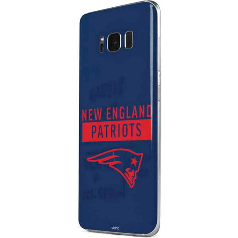 NFL New England Patriots Blue Performance Series Galaxy S8 Skin