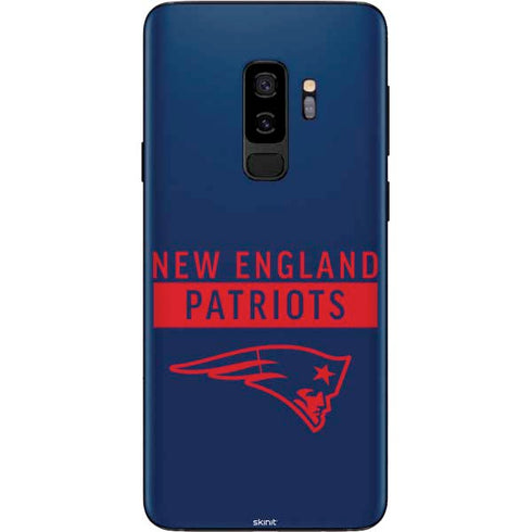 NFL New England Patriots Blue Performance Series Galaxy S9 Plus Skin