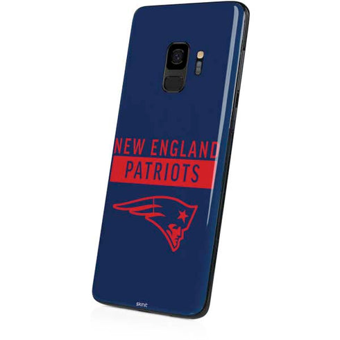 NFL New England Patriots Blue Performance Series Galaxy S9 Skin