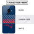 NFL New England Patriots Blue Performance Series Galaxy S9 Skin