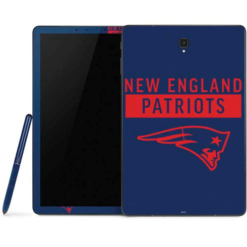 NFL New England Patriots Blue Performance Series Samsung Galaxy Tab Skin