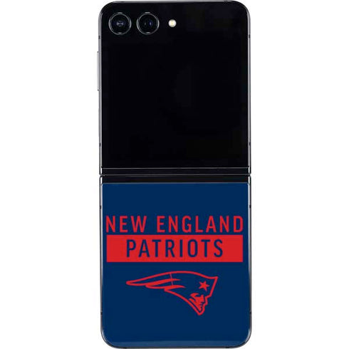 NFL New England Patriots Blue Performance Series Galaxy Z Flip5 5G Skin