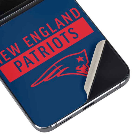 NFL New England Patriots Blue Performance Series Galaxy Z Flip5 5G Skin