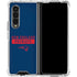 NFL New England Patriots Blue Performance Series Galaxy Z Fold4 5G Clear Case