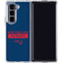 NFL New England Patriots Blue Performance Series Galaxy Z Fold5 5G Clear Case