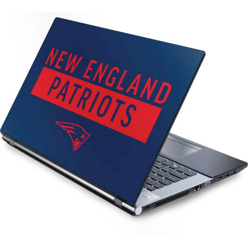 NFL New England Patriots Blue Performance Series Generic Laptop Skin
