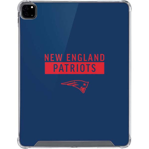 NFL New England Patriots Blue Performance Series iPad Pro 12.9in (2020) Clear Case