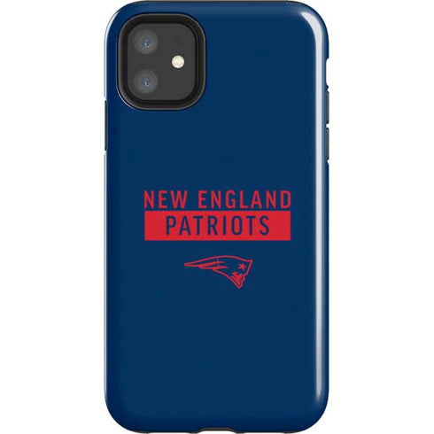 NFL New England Patriots Blue Performance Series iPhone 11 Impact Case