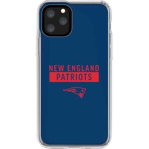 NFL New England Patriots Blue Performance Series iPhone 11 Pro Clear Case