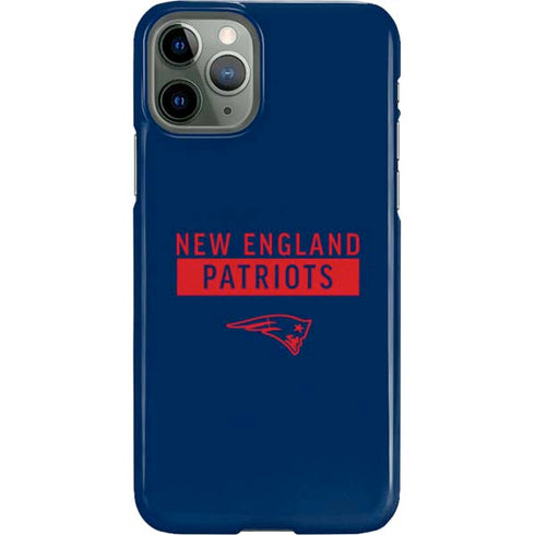 NFL New England Patriots Blue Performance Series iPhone 11 Pro Lite Case