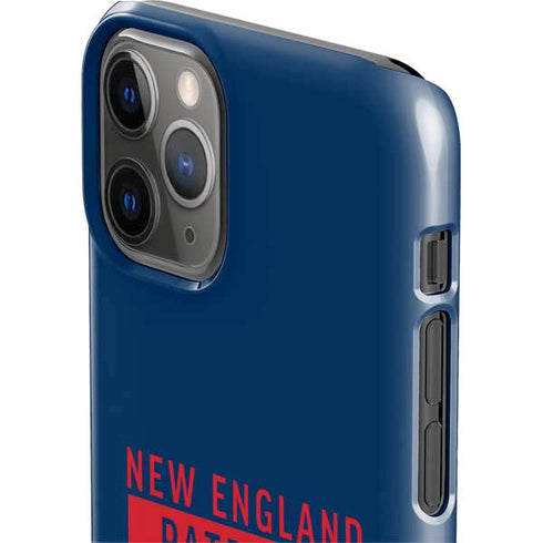 NFL New England Patriots Blue Performance Series iPhone 11 Pro Lite Case