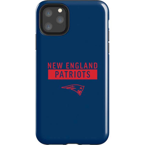 NFL New England Patriots Blue Performance Series iPhone 11 Pro Max Impact Case