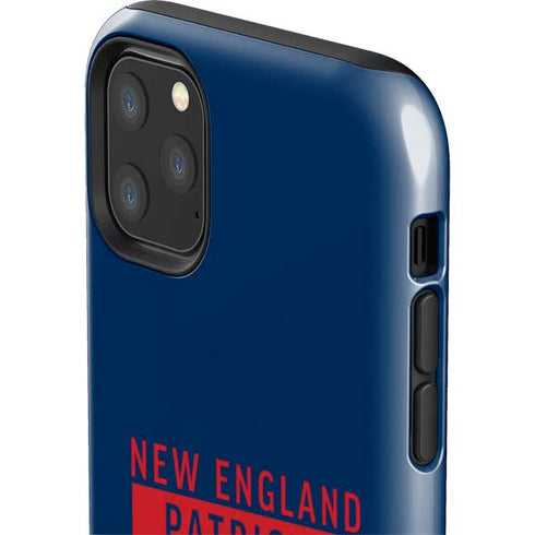 NFL New England Patriots Blue Performance Series iPhone 11 Pro Max Impact Case
