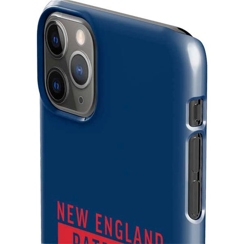 NFL New England Patriots Blue Performance Series iPhone 11 Pro Max Lite Case