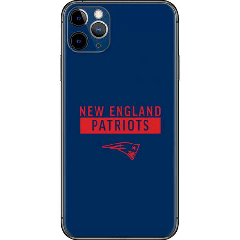 NFL New England Patriots Blue Performance Series iPhone 11 Pro Max Skin