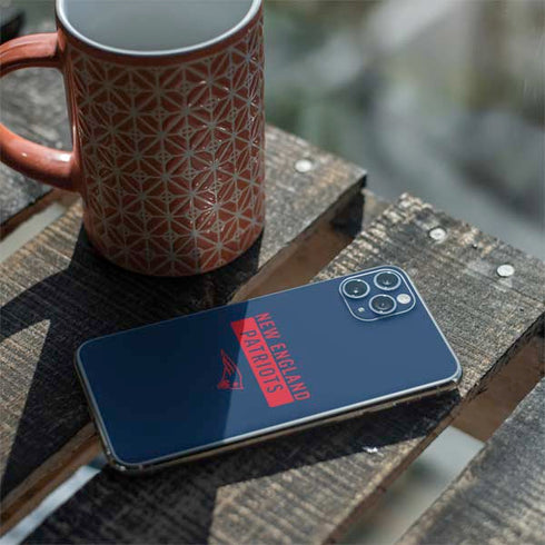NFL New England Patriots Blue Performance Series iPhone 11 Pro Max Skin