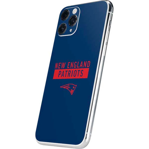 NFL New England Patriots Blue Performance Series iPhone 11 Pro Skin