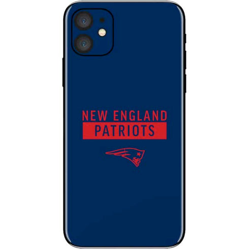 NFL New England Patriots Blue Performance Series iPhone 11 Skin