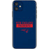 NFL New England Patriots Blue Performance Series iPhone 11 Skin