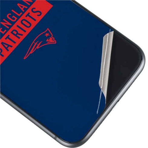 NFL New England Patriots Blue Performance Series iPhone 11 Skin