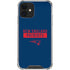 NFL New England Patriots Blue Performance Series iPhone 12 Clear Case