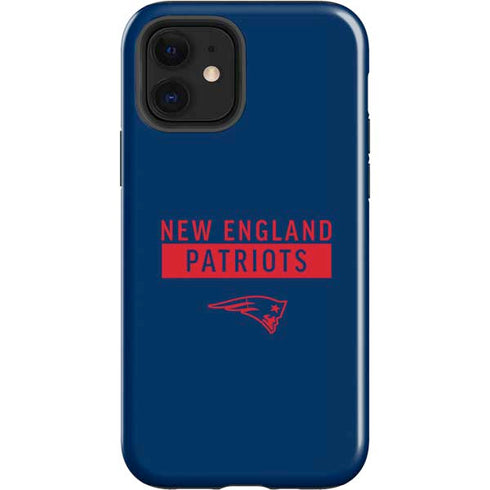 NFL New England Patriots Blue Performance Series iPhone 12 Impact Case