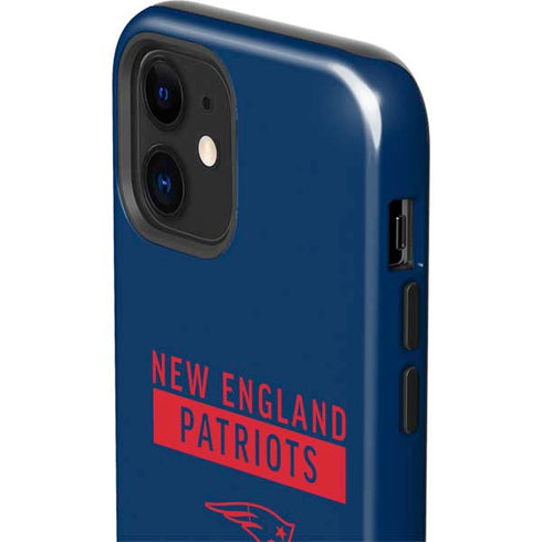 NFL New England Patriots Blue Performance Series iPhone 12 Impact Case