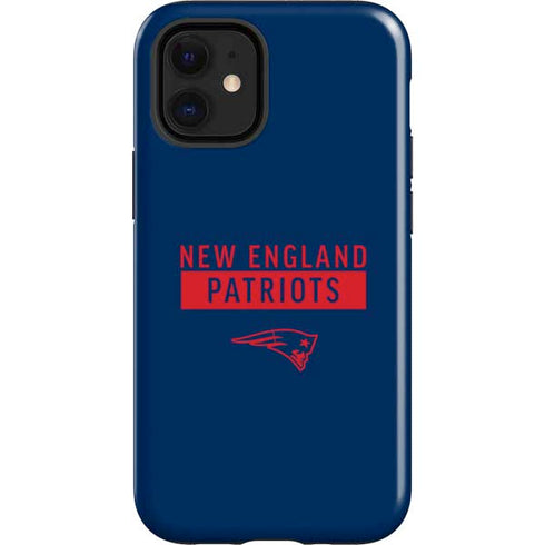 NFL New England Patriots Blue Performance Series iPhone 12 Mini Impact Case