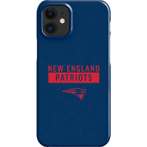 NFL New England Patriots Blue Performance Series iPhone 12 Mini Lite Case