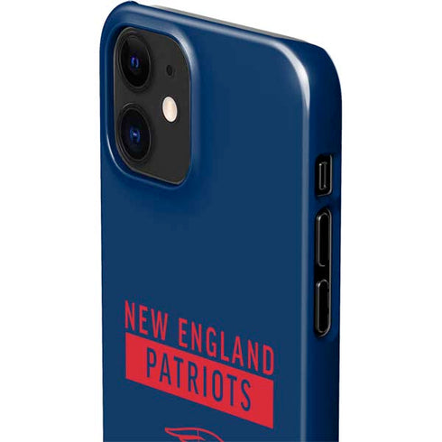 NFL New England Patriots Blue Performance Series iPhone 12 Mini Lite Case