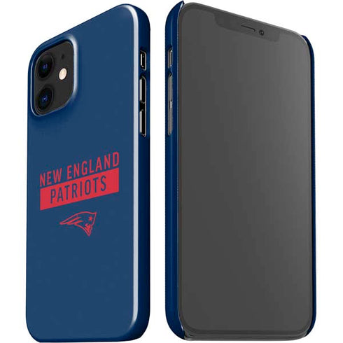 NFL New England Patriots Blue Performance Series iPhone 12 Mini Lite Case