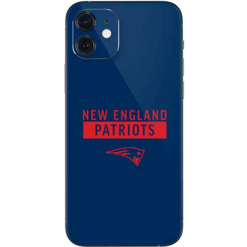 NFL New England Patriots Blue Performance Series iPhone 12 Mini Skin